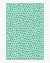 Dancing Dots Mint Green Rug