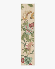 Bamboo & Bird Blush & Jade Rug by Sanderson