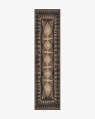Hilma Charcoal Flatwoven Rug by Justina Blakeney