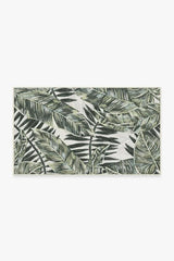 Filifera Palm Green Outdoor Rug