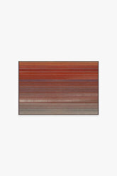 Linear Striped Multicolor Flatwoven Rug