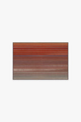 Linear Striped Multicolor Flatwoven Rug
