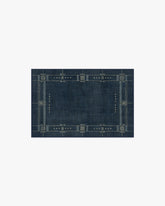 Avery Midnight Blue Flatwoven Rug by Architectural Digest
