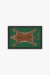 Tiger Emerald Flatwoven Rug by Jonathan Adler