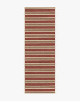 Wells Red & Natural Re-Jute Rug