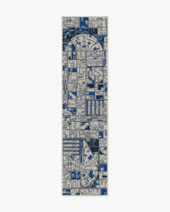 Smugglers Geo R2D2 Blue Rug