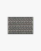 Berlin Charcoal & Sand Flatwoven Rug by Michael Michalsky