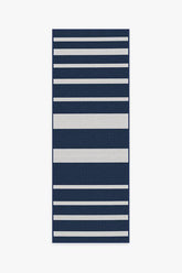 Sailmaker Stripe Blue Outdoor Rug