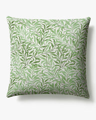 Willow Boughs Garden Sage Woven Throw Pillow by Morris & Co.