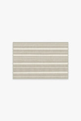 Hudson Stripe Stone Flatwoven Rug