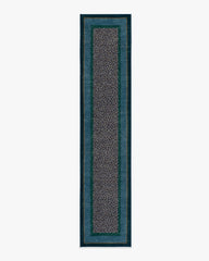 Panthera Blue & Green Rug by Scalamandré