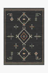 Damali Black Multicolor Outdoor Rug