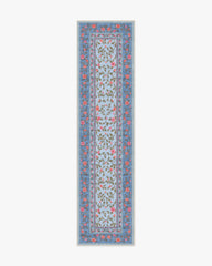 Della Soft Blue & Coral Outdoor Rug