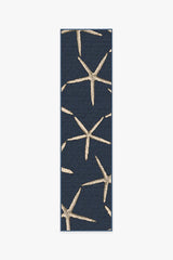 Starfish Navy Flatwoven Rug