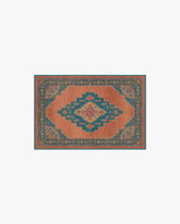Sunset Bazaar Tropic Coral Flatwoven Rug by Matthew Williamson