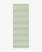 Sambuco Stripe Celadon Outdoor Rug