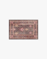 Serafina Coral & Burgundy Rug