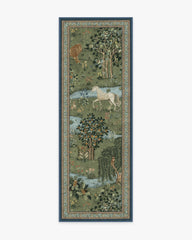Owl & Willow Green Rug by Morris & Co.