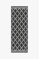Varia Trellis Black Outdoor Rug