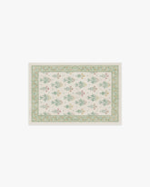 Meadow Sweet Ivory & Green Rug by Morris & Co.