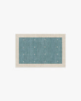 Luna Soft Teal Flatwoven Rug by goop