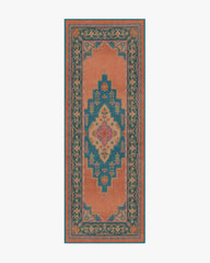 Sunset Bazaar Tropic Coral Flatwoven Rug by Matthew Williamson