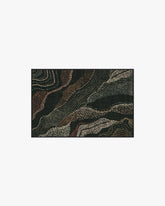 Adorned Black Multicolor Flatwoven Rug by Malene Barnett