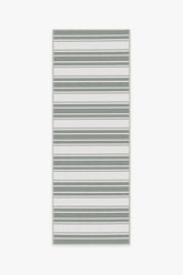 Marina Stripe Grey Outdoor Rug