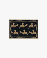 Zebras Black & Natural Rug by Scalamandré