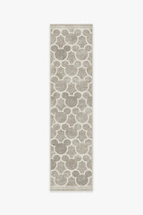 Mickey Trellis Ash Grey Flatwoven Rug