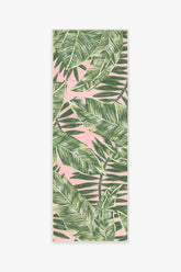 Filifera Palm Pink Outdoor Rug