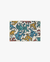 Block Party Multicolor Rug by Keith Haring