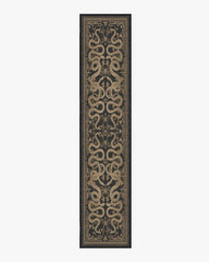 Sumaya Soft Black Flatwoven Rug by Martyn Lawrence Bullard