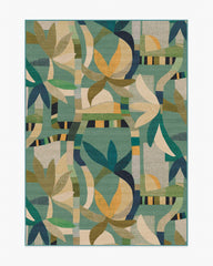 Laguna Teal Multicolor Outdoor Rug