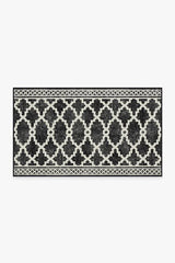 Cleo Trellis Black Outdoor Rug
