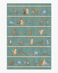 Time With Friends Teal Rug