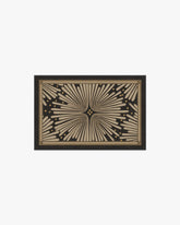 Gatsby Black & Gold Flatwoven Rug by Jonathan Adler