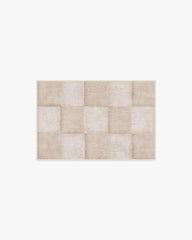 Hearth Check Neutral Flatwoven Rug