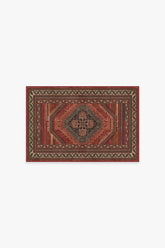 Mandalore Scarlet Red Flatwoven Rug