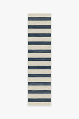 Sumi Sailor Stripe Navy Flatwoven Rug