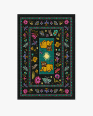 Lion’s Cub Charcoal Multicolor Rug by RIXO