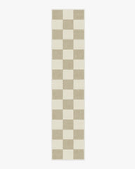 Jaque Checkered Stone Flatwoven Rug
