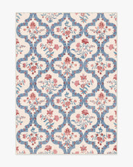 Elodie Currant & Ocean Outdoor Rug