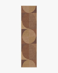 Harlow Copper & Brown Flatwoven Rug