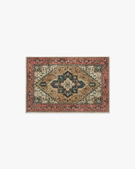 Santiago Camel & Scarlet Rug