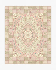 Playful Patchwork Pink Rug