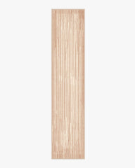 Striated Border Neutral Rug