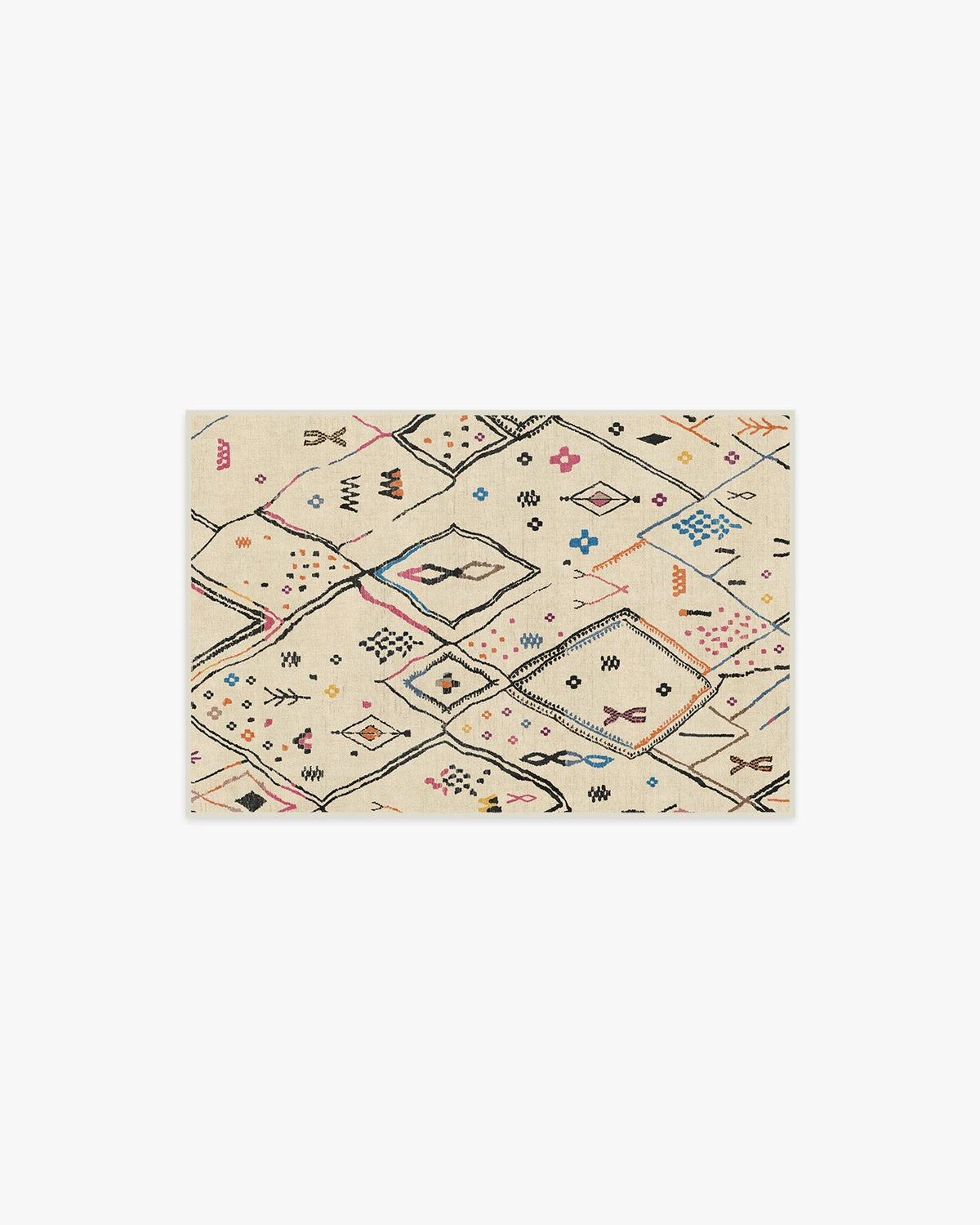 Pamir Ivory Multicolour Rug