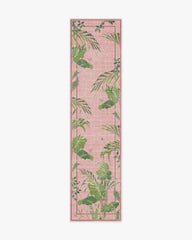 Palm House Rose Flatwoven Rug by Sanderson