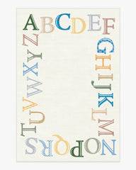 Easy as ABC Multicolor Rug